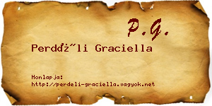 Perdéli Graciella névjegykártya
